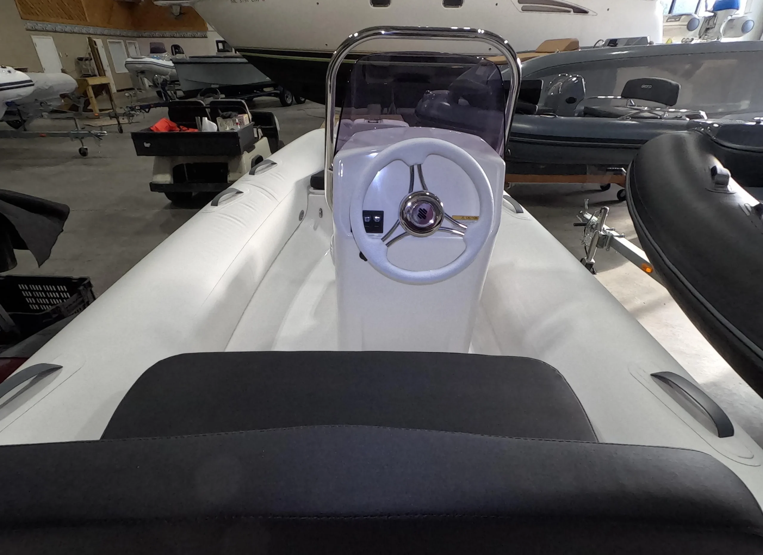2024 Grand Inflatables S370NL Rigid Inflatable Boat Mercury 25HP - Image 3