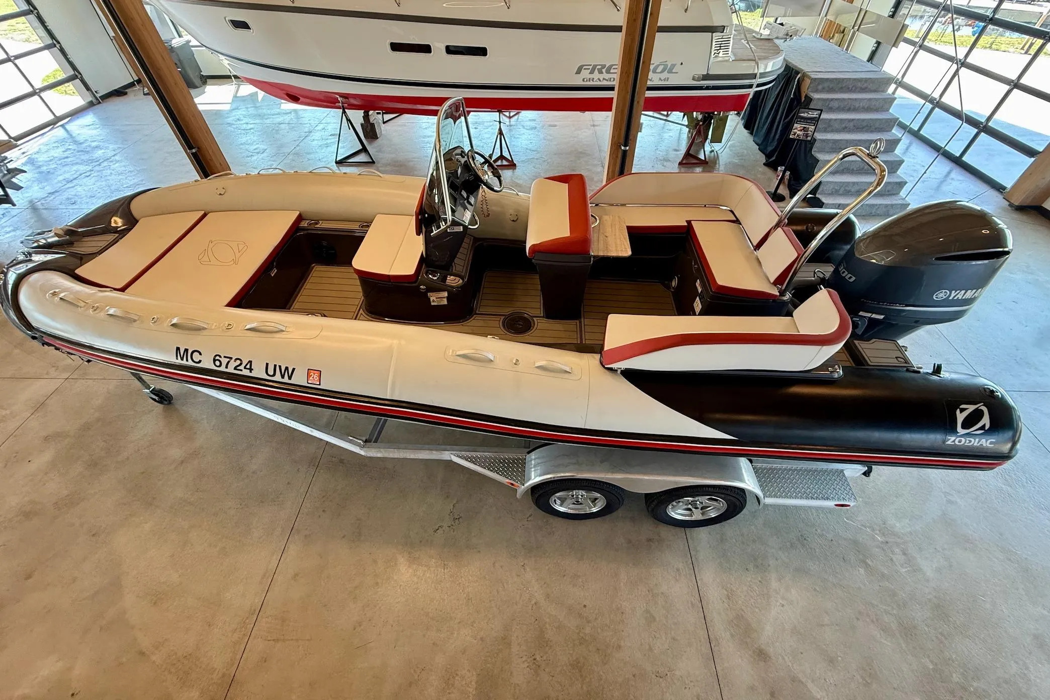 2020 Zodiac N-ZO 680 RS Rigid Inflatable Boat 22 Foot - Image 7