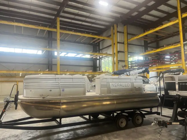 2023 Nepallo 20 TL Suzuki 60HP Pontoon Boat Used