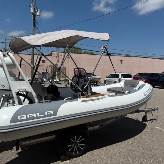 2023 Gala A400HL Rigid Inflatable Boat 50HP Tohatsu Lightly Used - Image 12