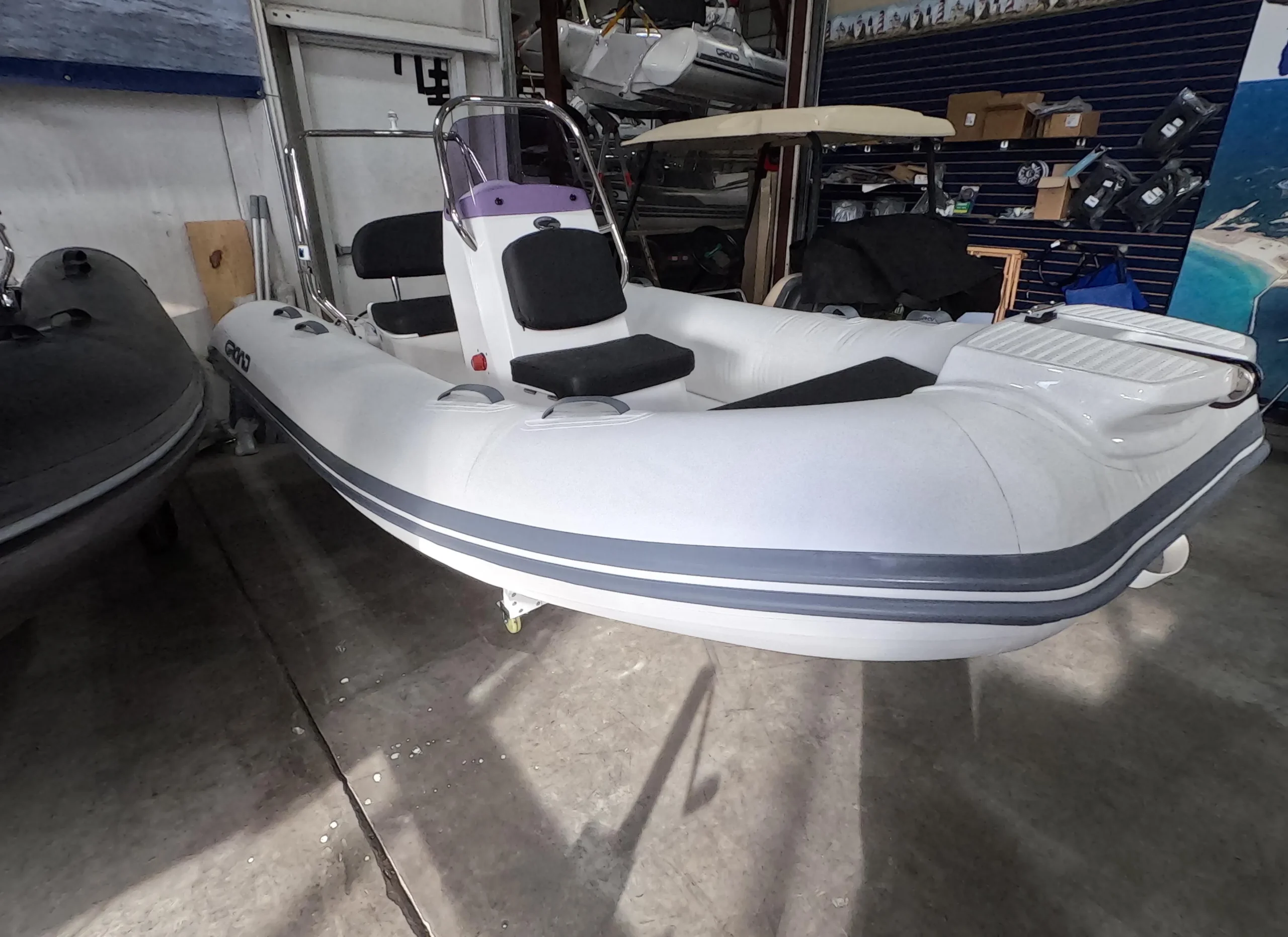 2024 Grand Inflatables S370NL Rigid Inflatable Boat Mercury 25HP - Image 6