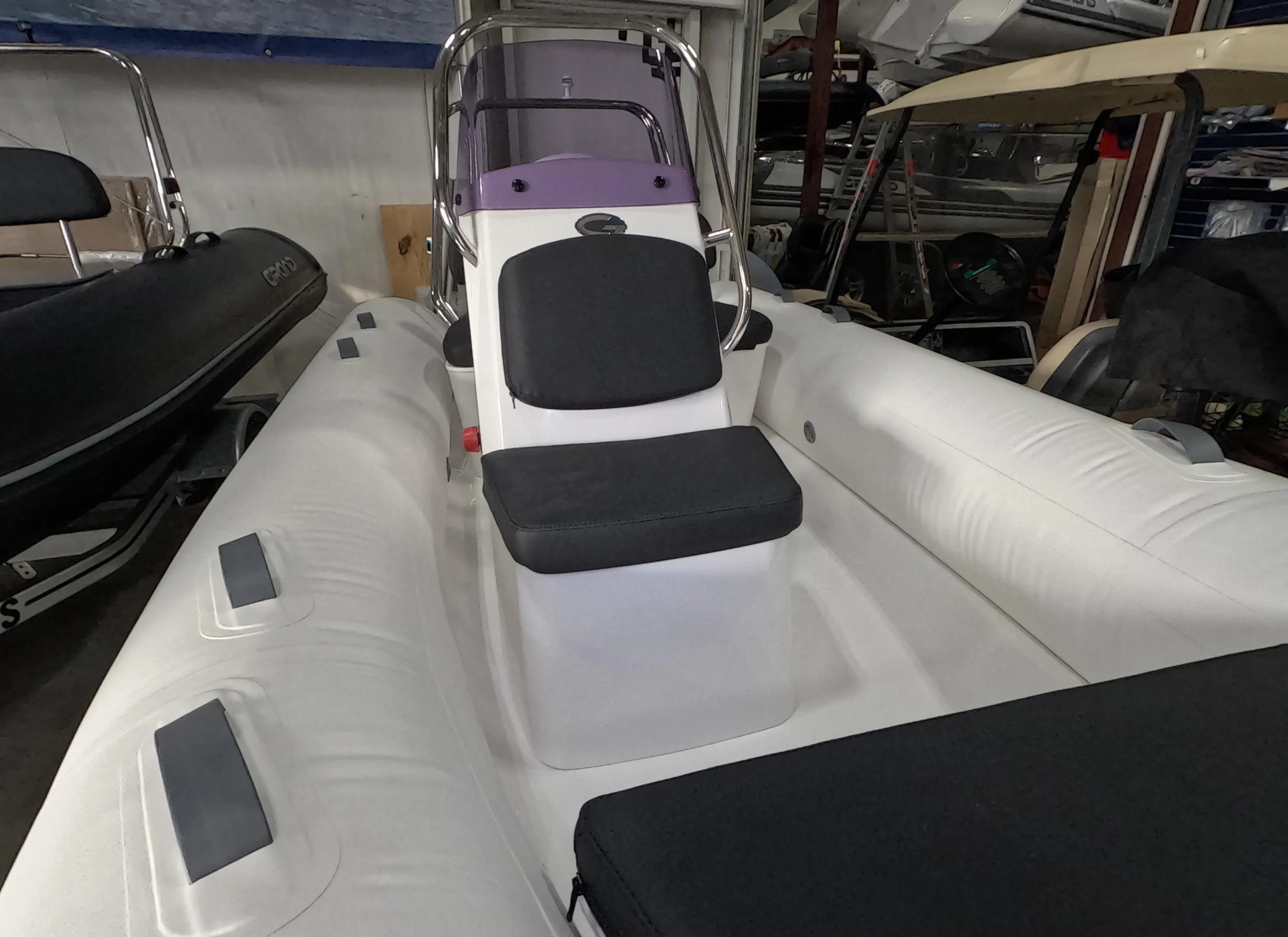 2024 Grand Inflatables S370NL Rigid Inflatable Boat Mercury 25HP - Image 7