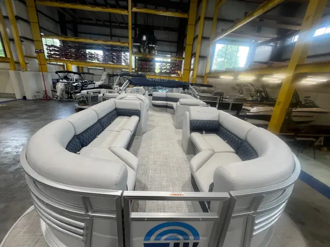 2023 Nepallo 20 TL Pontoon Boat Suzuki 60HP with Upgraded Interior - Image 6