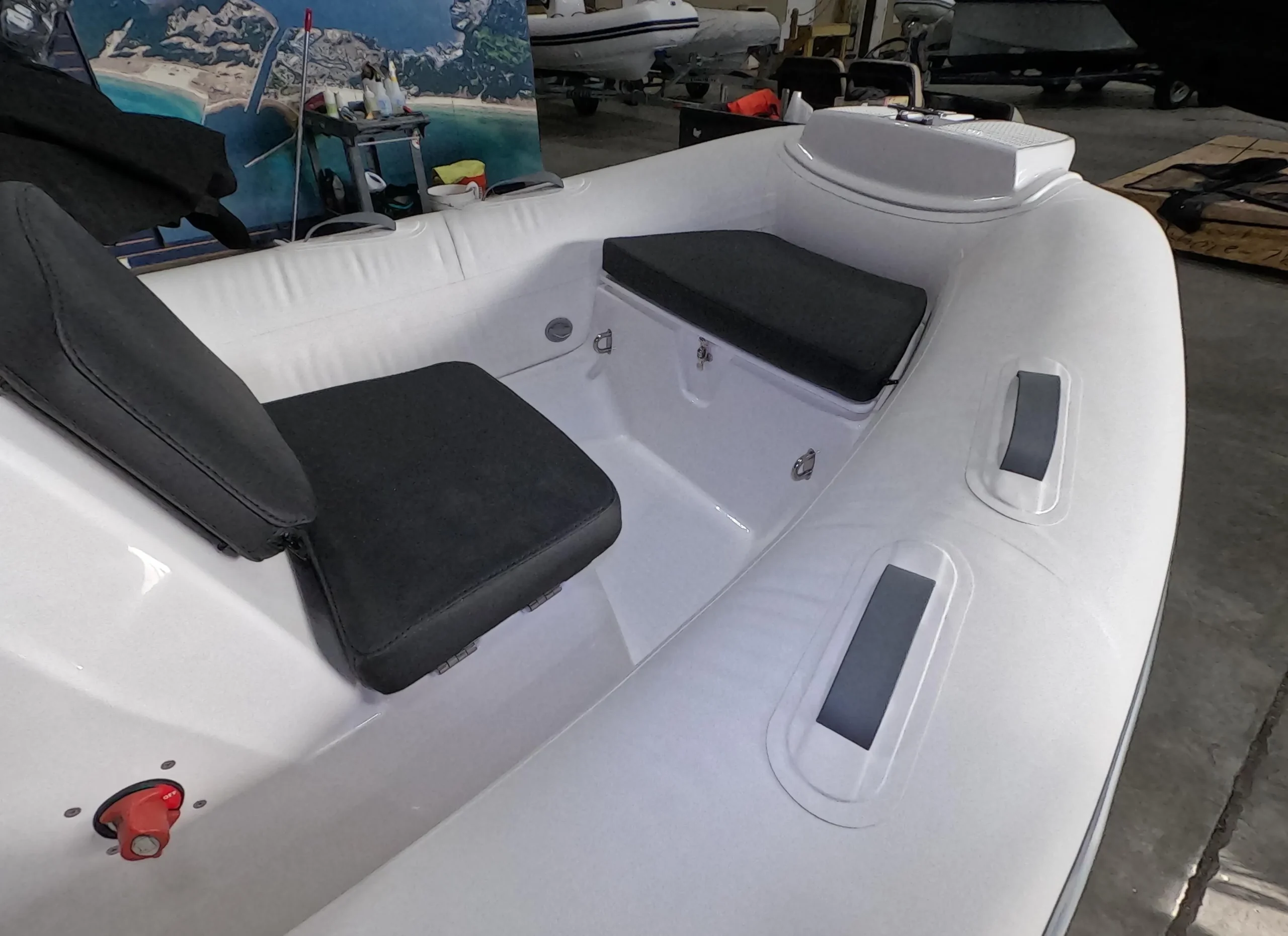 2024 Grand Inflatables S370NL Rigid Inflatable Boat Mercury 25HP - Image 8