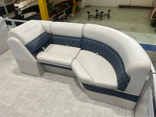 2023 Nepallo 20 TL Pontoon Boat Suzuki 60HP with Upgraded Interior - Image 8