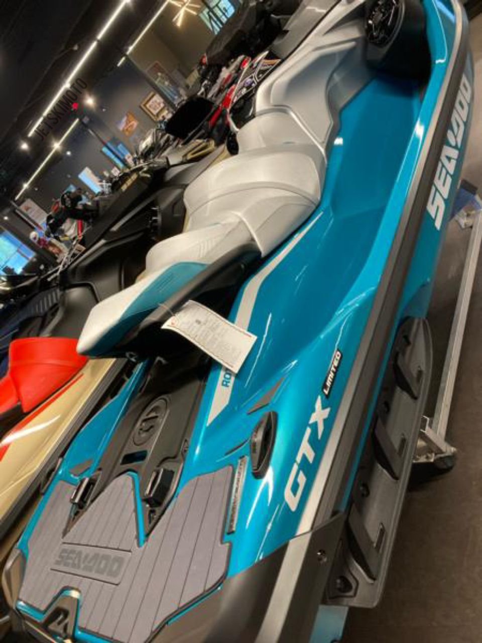 2025 Sea-Doo GTX Limited 325 Teal Metallic Luxury Personal Watercraft - Image 5