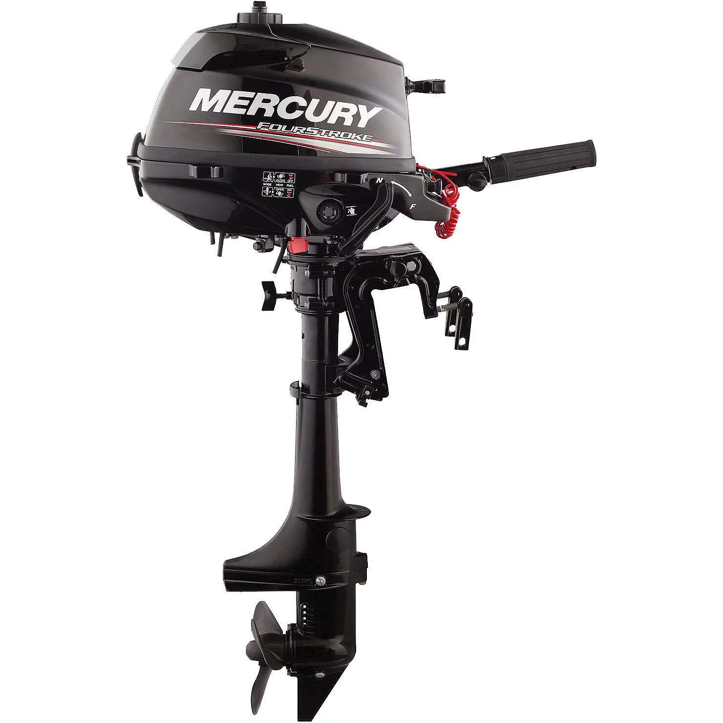 Mercury FourStroke 3.5 HP 4-Stroke Outboard Engine | 15" or 20" Shaft Tiller - Image 4