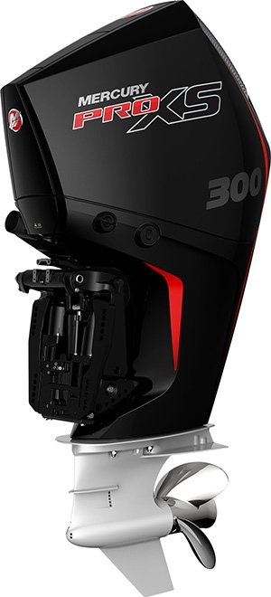 Mercury 300 pro xs twin installation on offshore centre console